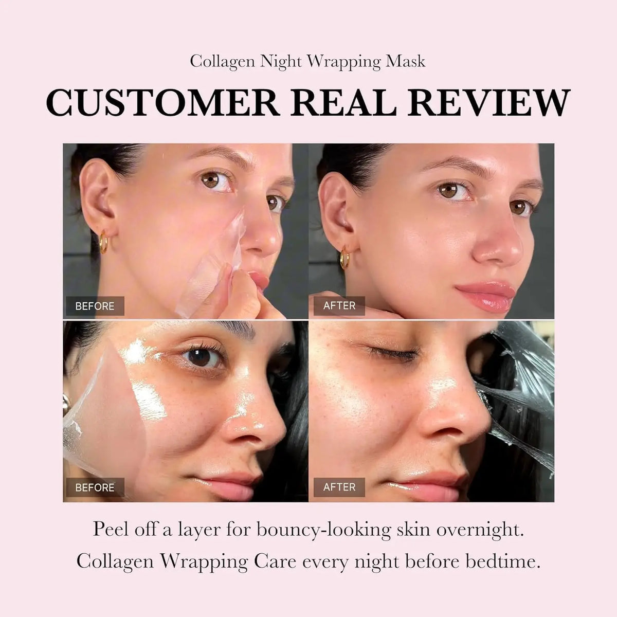 Medicube Collagen Overnight Mask – Maschera Notte con Collagene per Idratazione, Tonicità e Luminosità