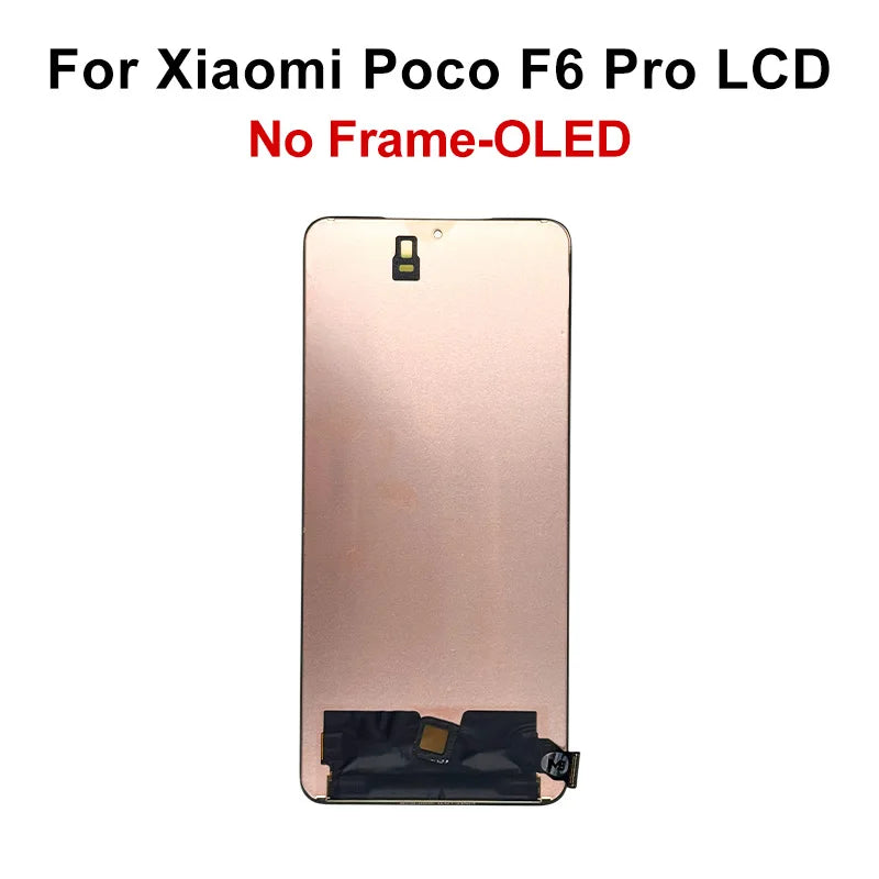 Display OLED da 6,67" per Xiaomi Poco F6 LCD 24069PC21G, schermo touch e digitalizzatore per Poco F6 Pro LCD 23113RKC6G, ricambi di ricambio