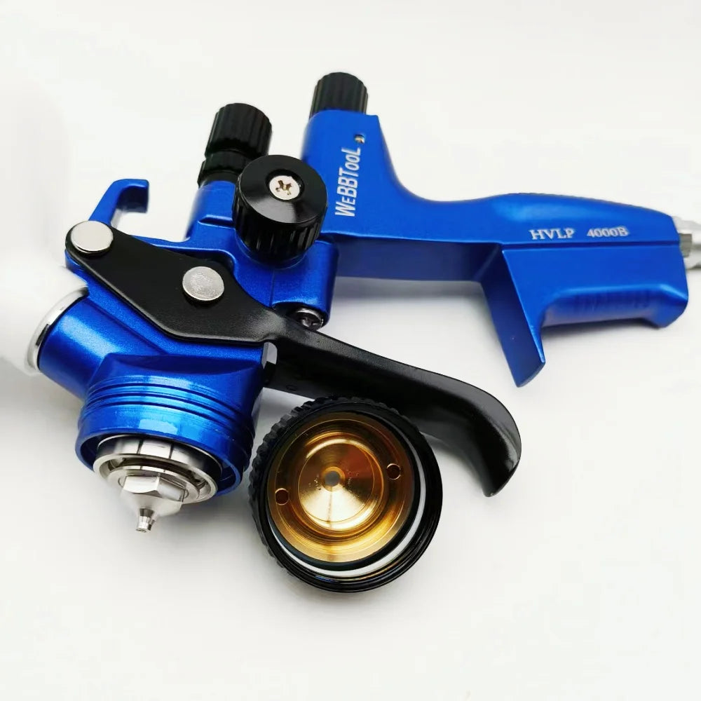 Pistola a spruzzo per vernice 4000B HVLP Ugello da 1,3 mm Pistola per strumenti a spruzzo ad alta atomizzazione per auto per spruzzatura professionale