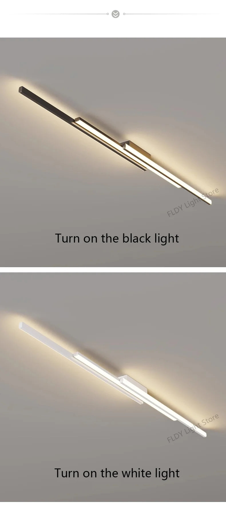 Lampada da soffitto moderna linea Luci a LED Soggiorno Sala da pranzo Camera da letto principale Apparecchio Lampadario a soffitto Sconce da parete Apparecchio di illuminazione