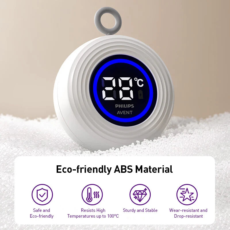 Termometro Digitale per Bagnetto Philips Avent, Lettura Rapida in 5 Secondi, Ricaricabile USB, Materiale ABS Sicuro, Misuratore di Temperatura Galleggiante per Bambini
