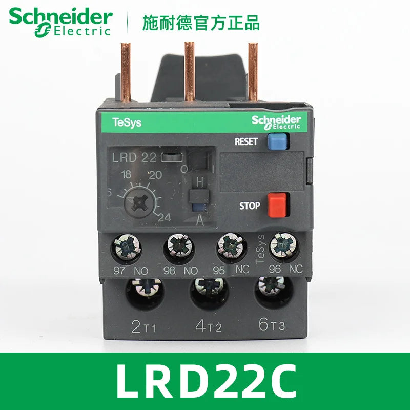Relè Schneider Electric LRD01/3/5/6/7/8/10/12/14/16/21/22/32C, Relè di Sovraccarico Termico LAD7B106C