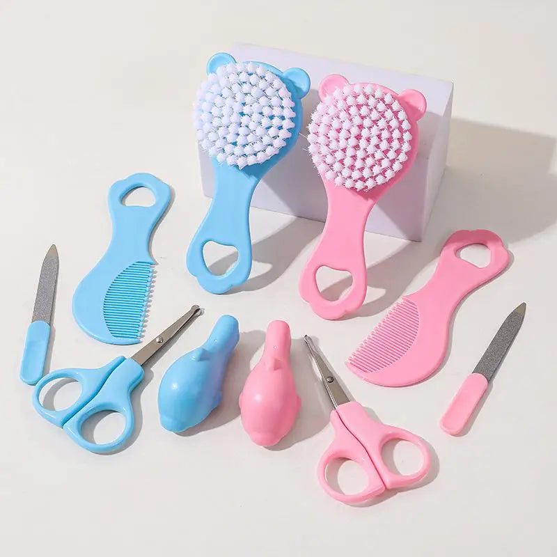 Set di 13 Pezzi per la Cura del Bambino, Kit Portatile per Toelettatura e Cura delle Unghie