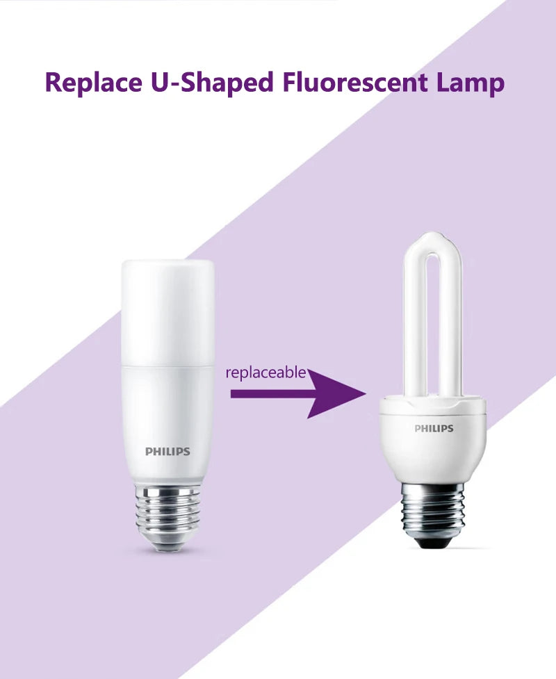 Philips MyCare LED Stick E27 Lampadine 5.5W 7.5W 9.5W Downlight 220V-240V 4000K 6500K Bianco Comfort Luce Senza sfarfallio Originale