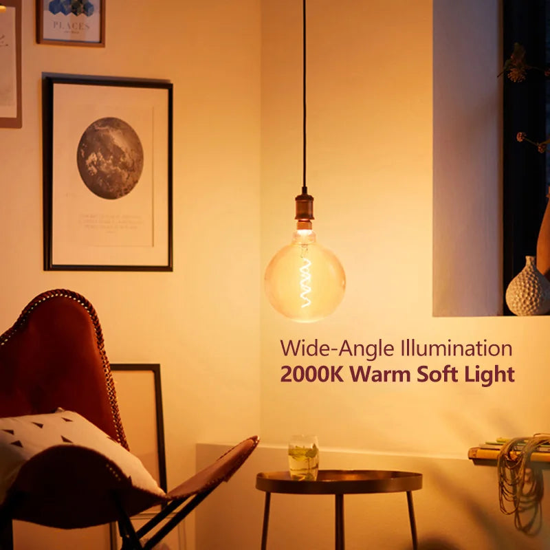 Philips LED ST64 E27 Luce decorativa 5,5 W = 25 W) Lampadine a filamento classiche Dimmerabili 220-240 V Lampade 2000 K Morbido caldo ambra Oro LED