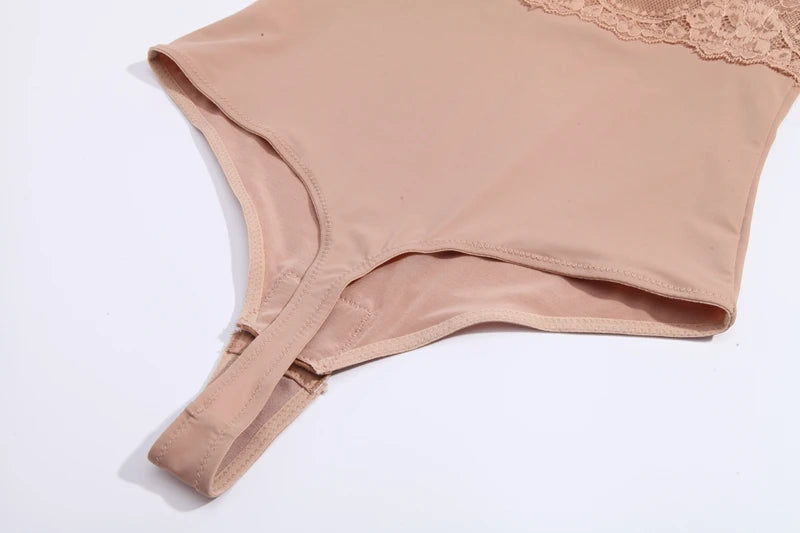 Perizoma in pizzo Body Shapewear Donna Nuovo Shaper per tutto il corpo Vita sottile Tummy Control Intimo Pancia piatta Corsetto liscio Nudo