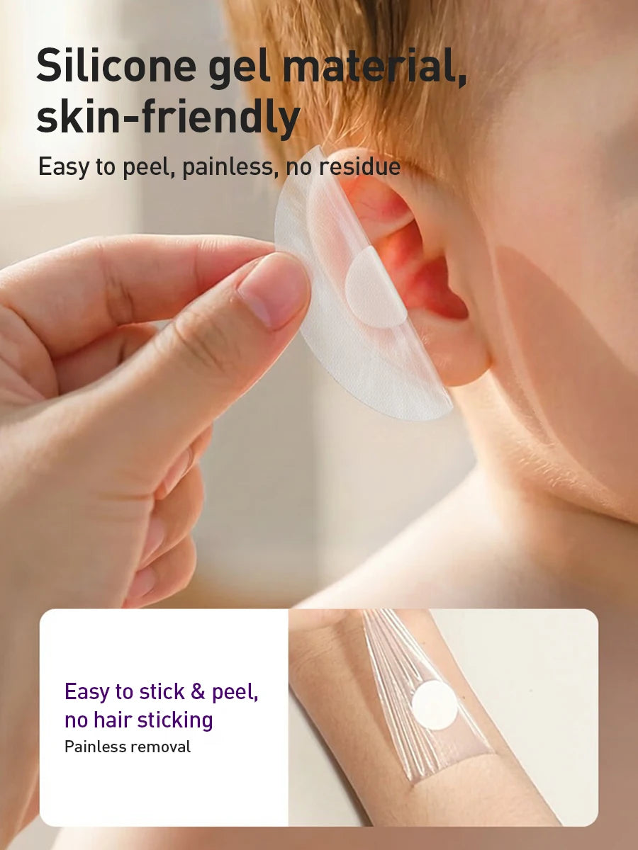 Avent Patch Protettivi in Silicone per Orecchie 30pz, Copri Orecchie Impermeabili Morbidi e Indolore da Rimuovere, per Bagno e Nuoto Bambini 0-12 Anni