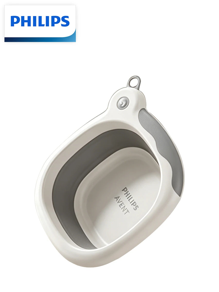 Philips Avent Vaschetta Pieghevole Antibatterica per il Bagnetto del Bambino 4,5L Vaschetta Portatile Resistente alle Cadute per il Bagnetto dei Neonati