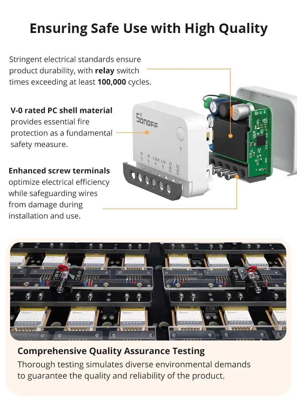 SONOFF ZBMINIR2 Extreme Sonoff Zigbee Switch Sonoff Zbmini R2 Dimensioni più piccole Controllo bidirezionale Temporizzatore sicuro Richiesta cavo neutro
