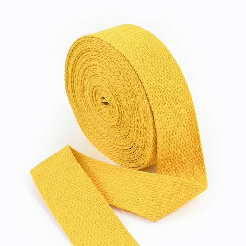 5 Metri 1.3mm 20-50mm Cotone Tessuti Nastro per Borsa Cinghia Zaino Etichetta Nastro Fascia Vestiti Bias Vincolante Accessori Per Cucire FAI DA TE