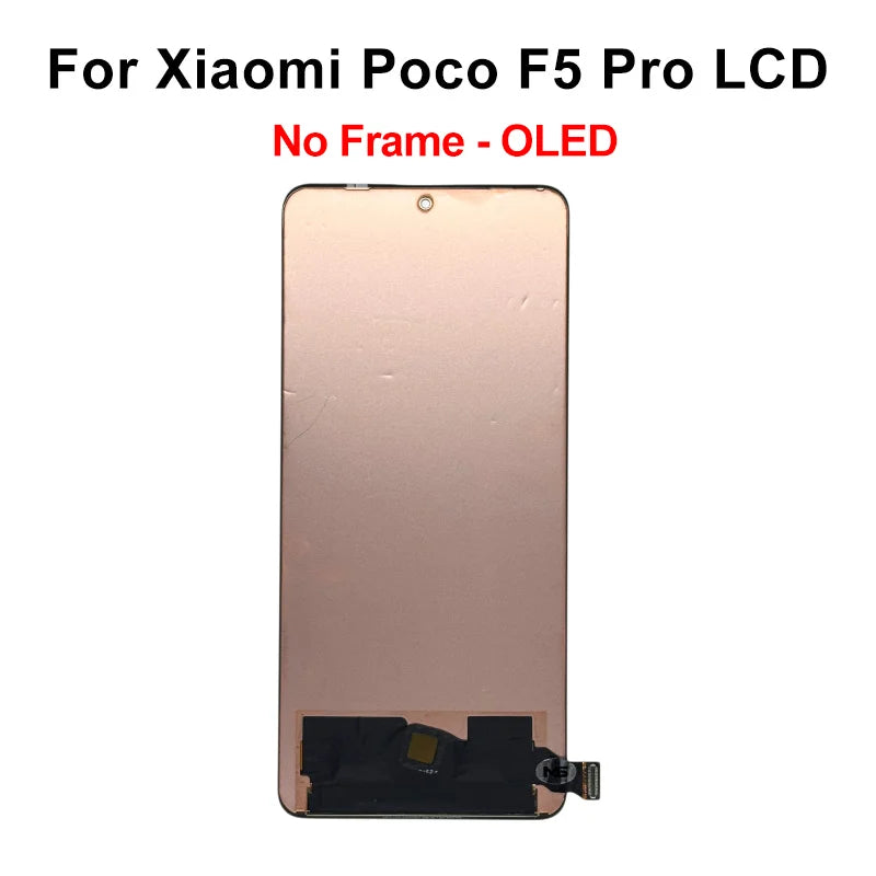 AAA-- Schermo LCD con tecnologia OLED per Xiaomi Poco F5 Pro, display e digitalizzatore touch screen 23049PCD8G, ricambi per Poco F5 LCD 23013PC75G.