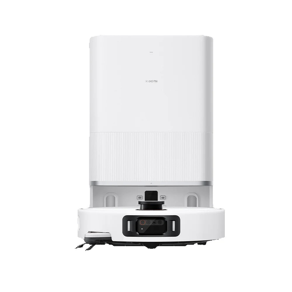 Versione Globale Xiaomi Robot Vacuum 5 Pro Video HD Chiamate Unidirezionali Aspirazione 20000Pa Aspirapolvere Anti-groviglio Senza Problemi Stazione Base Autopulente Mop Estensibile e Spazzola Laterale Controllo Intelligente