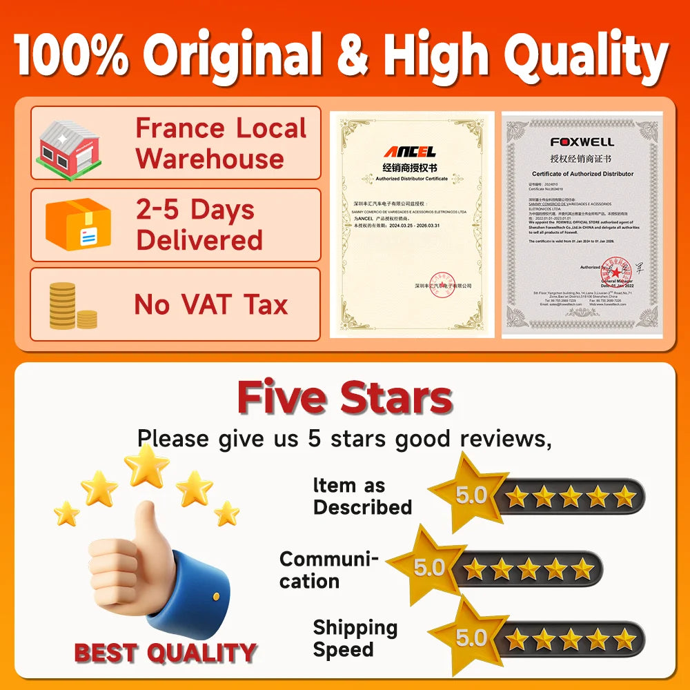 FOXWELL NT1009 Scanner Professionale OBD2, Strumento di Scansione Bidirezionale, Scanner Diagnostico per Tutti i Sistemi, Codifica ECU, CAN FD, FCA AutoAuth, Test Attivi, Mappatura Topologica, 35+ Servizi di Reset, Strumento