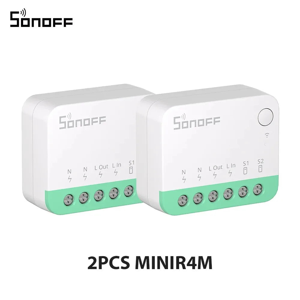 SONOFF MINI R4 Matter MINIR4M Matter Relè Sonoff Mini R4 Extreme Wifi Smart Switch Matter Alice Smart Home Control Alexa Google