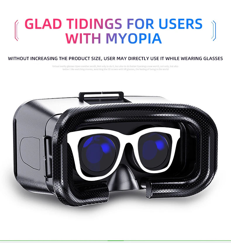 Visore per Realtà Virtuale VR, Occhiali 3D, Casco per Smartphone, Lenti, Dispositivi, Visore per Giochi su Cellulare