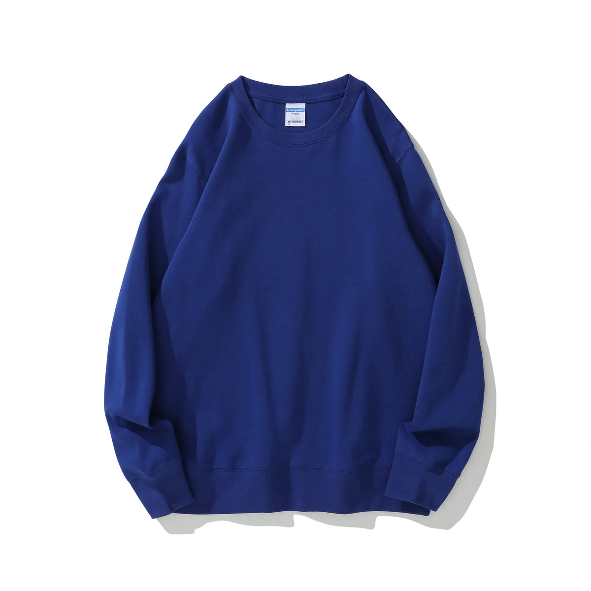Felpa girocollo da donna tinta unita, vestibilità ampia, a maniche lunghe, casual, morbida, basic, senza cappuccio, per tutti i giorni, streetwear, top semplice