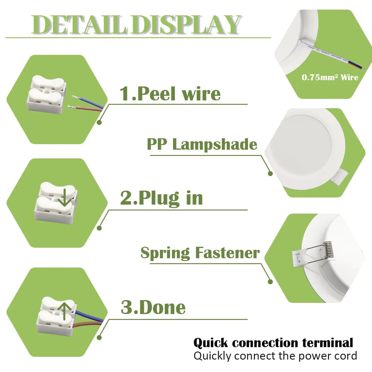Faretto da incasso a LED da 10 pezzi 220V 110V Spot tre colori 6W 24W RA80 + faretto da incasso a soffitto a LED bianco caldo lampada a luce fredda