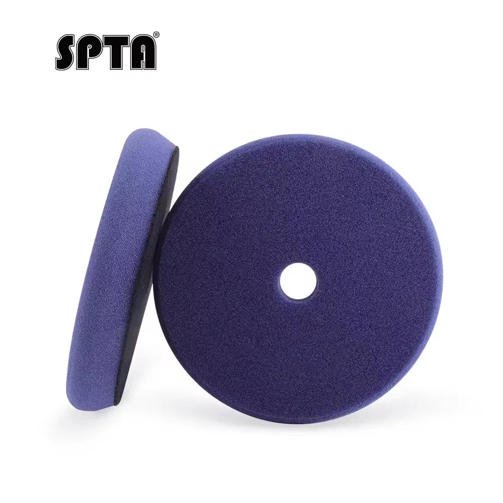 SPTA V2.0 3"(80mm)/5"(125mm)/6"(150mm) Kit tampone per lucidatura in schiuma piatta per lucidatrice per auto Composto Lucidatura Ceretta