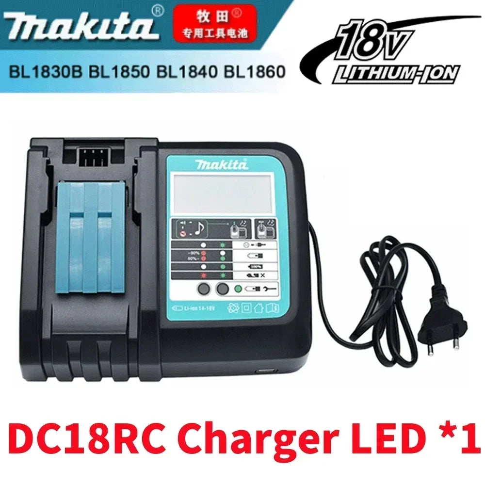 Batteria originale Makita 18V 5Ah, per batteria Makita 18V DHR183 BL1830B BL1850B BL1850 BL1840 BL1860 BL1815 Batteria al litio sostitutiva