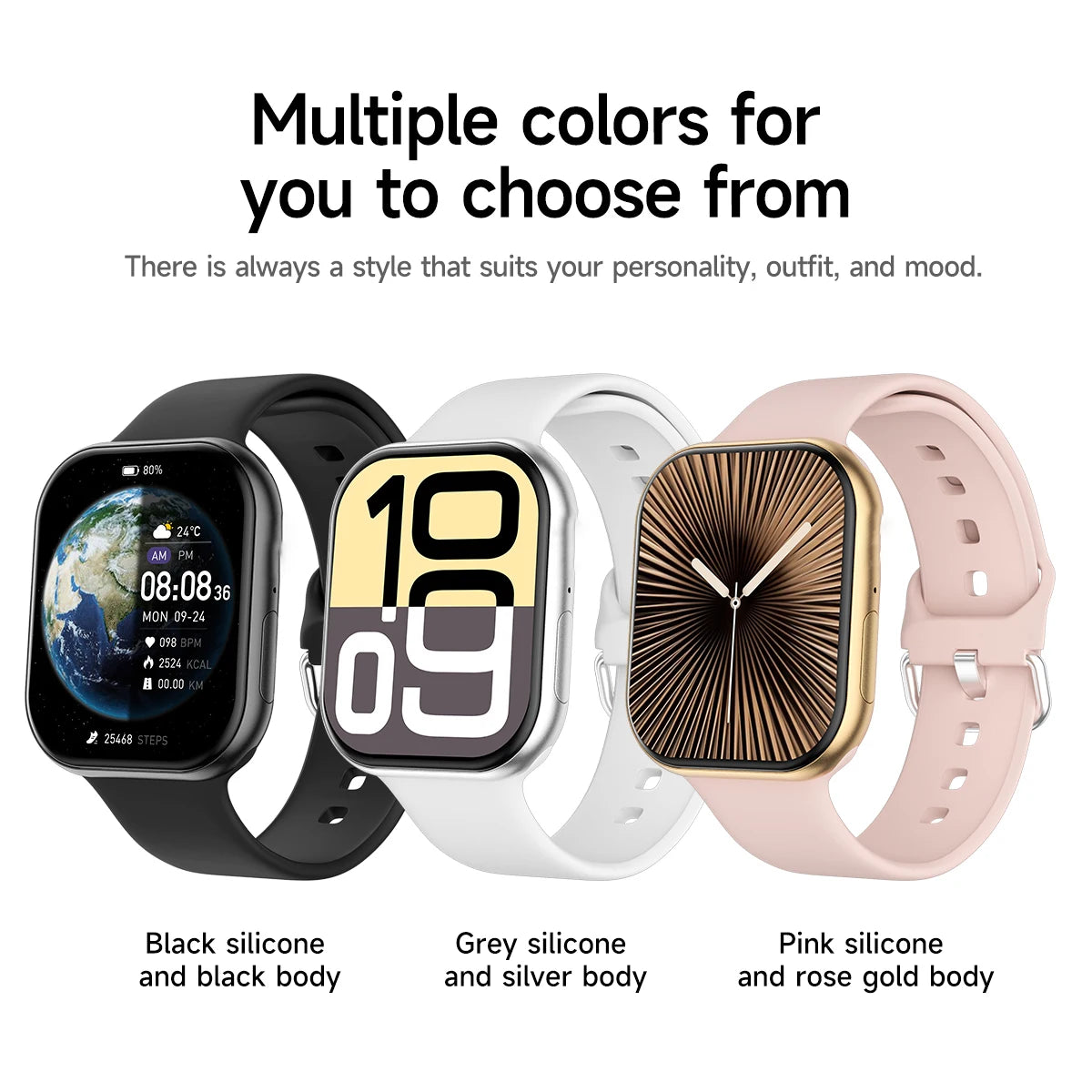 Nuovo Smartwatch iOS Serie 11, Display AMOLED Ultra HD, Cardiofrequenzimetro, GPS, Impermeabile IP68, Fitness, Chiamate Wireless, Braccialetto Originale