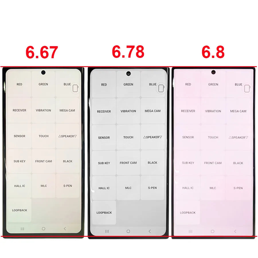 Schermo AMOLED da 6,67'' per Samsung Galaxy S23 Ultra, display LCD touch con cornice, sostituzione display, supporto S Pen, impronta digitale