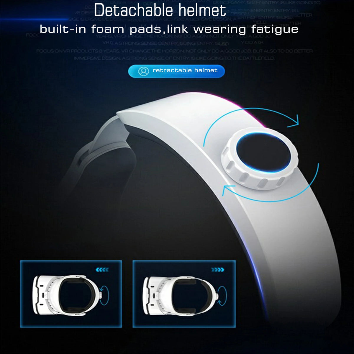 Shinecon occhiali VR per realtà virtuale cuffie 3D dispositivo Viar lenti per casco intelligente occhiali per cuffie per Smartphone cellulare