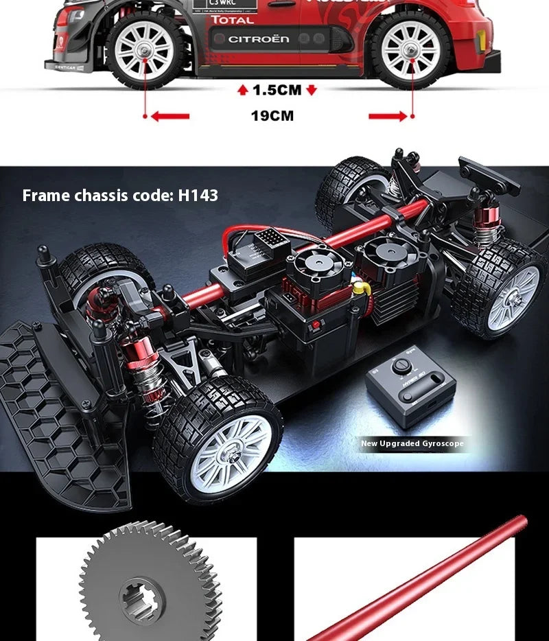 MJX Hyper Go 14303 1/14 4WD RC Auto 65 km/h Brushless 2.4G Auto telecomandata Off-road Ad alta velocità RC Auto Camion giocattolo