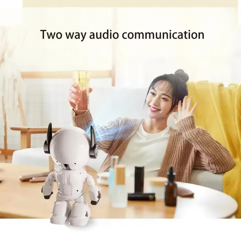 Telecamera IP WiFi Smart 1080P 2MP, Telecamera di Sicurezza Domestica Wireless, Monitor per Bambini e Animali Domestici P2P