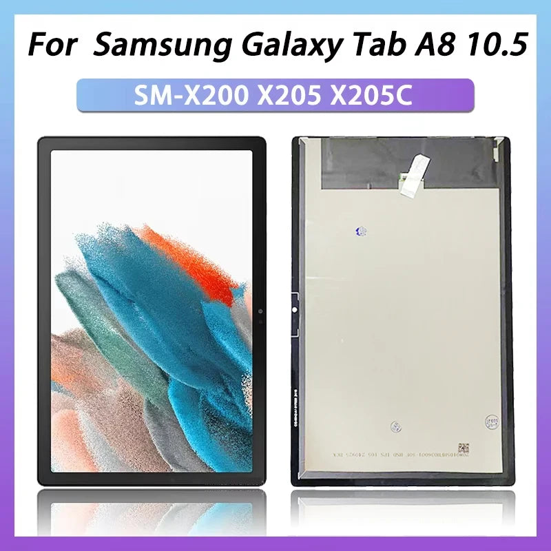LCD testato per Samsung Tab A8 10.5 (2021) wi-fi SM-X200 LTE SM-X205 Display LCD Touch Screen Digitizer Assembly