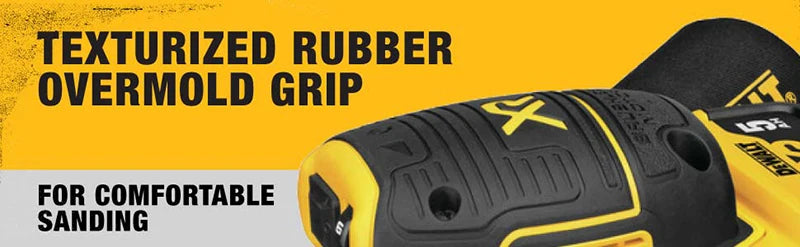 DEWALT DCW210 20V Levigatrice orbitale senza spazzole Cordless a velocità variabile Palmare Vibrazione Lucidatura Utensili elettrici per la lavorazione del legno