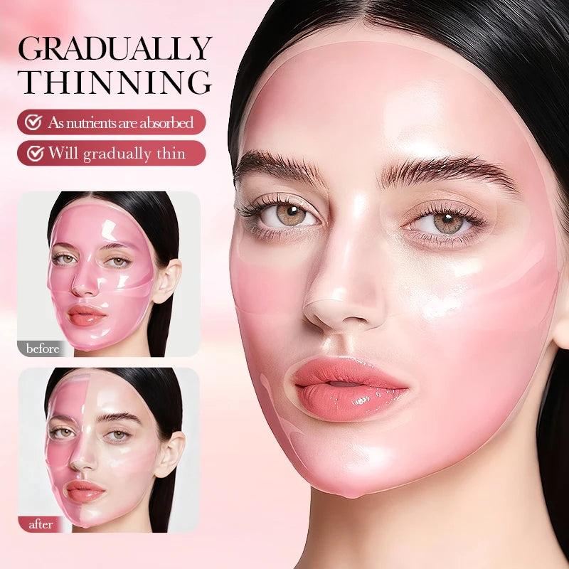 5 pz BIOAQUA Snal Collagene Maschere Per Il Viso Idratante Anti-Rughe Sbiancamento Anti-Aging Maschera Per Il Viso Maschere Al Collagene Cura Della Pelle