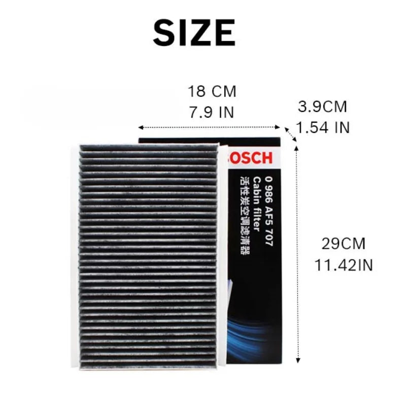 Filtro abitacolo attivo Bosch AF5707 per Peugeot 307 308 408; per Citroën C2 C3 C4 C5 DS3 DS4 DS5; per VW UP!【OE:6447KL / 6447NV】