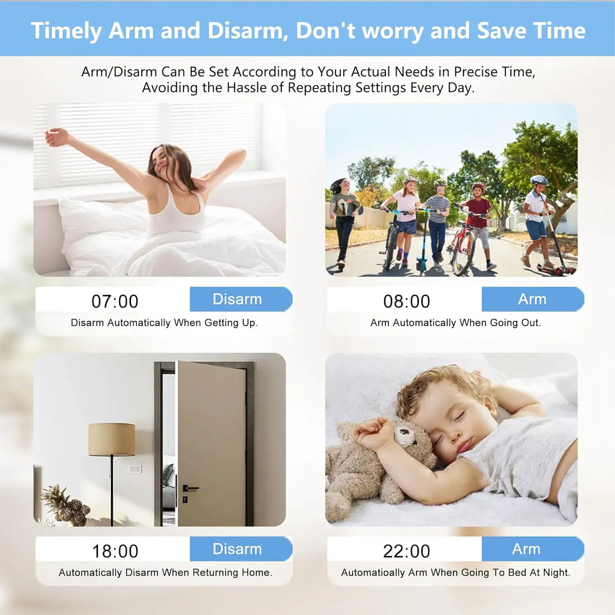 Sistema di allarme domestico wireless PGST, compatibile con Tuya, 4G/2G GSM WiFi, 433MHz, controllo da app, funziona con Alexa