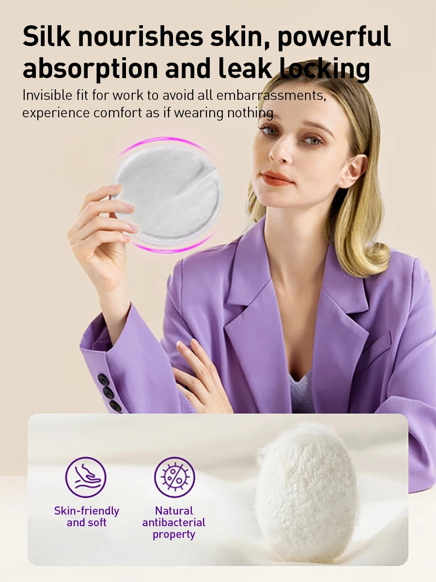 100 pezzi di cuscinetti per allattamento monouso Avent, ipoallergenici, ad alta assorbenza, a prova di perdite, cuscinetti per allattamento 3D per pelli sensibili in allattamento