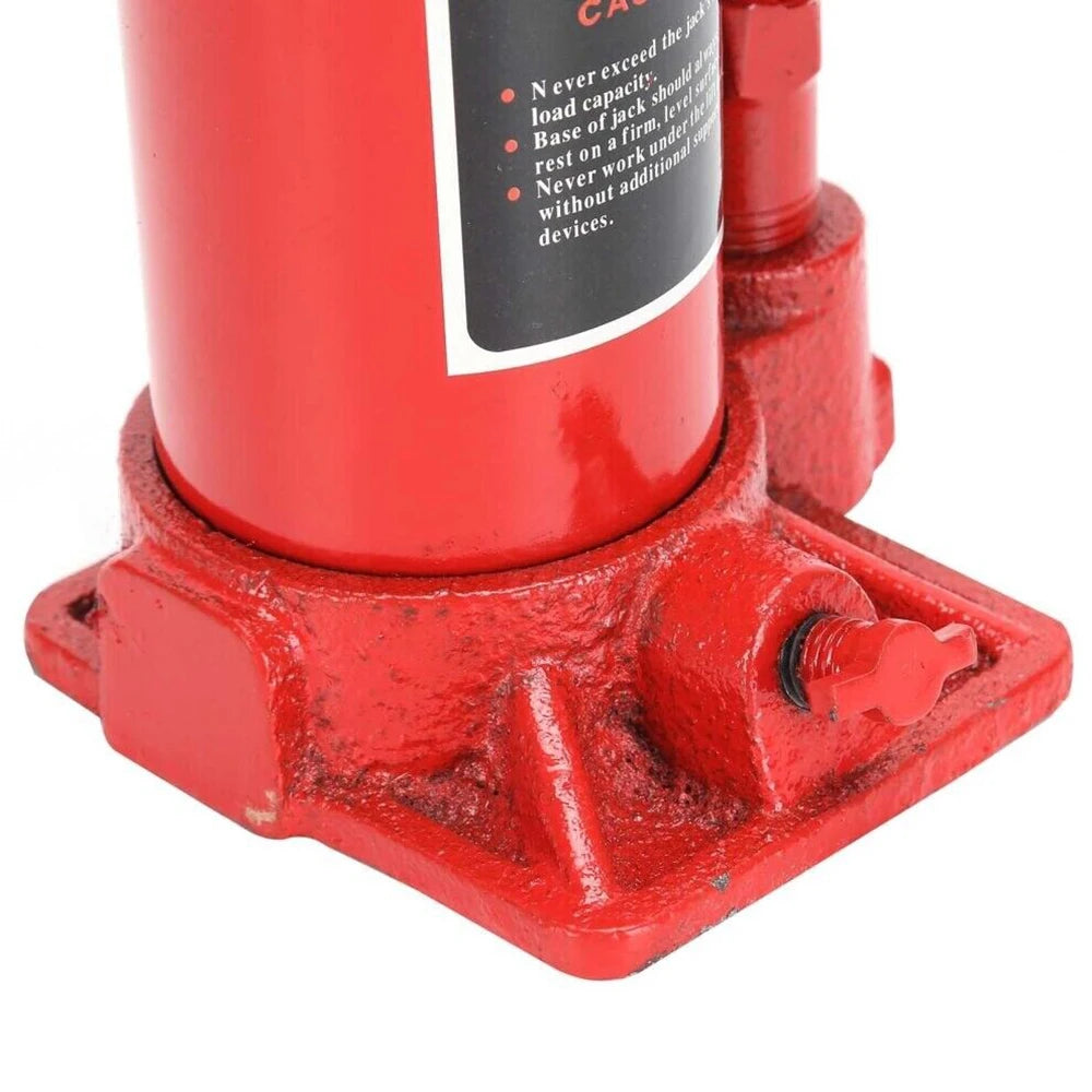 Martinetto idraulico a bottiglia da 5 tonnellate – Sollevatore verticale per riparazioni auto e sollevamenti pesanti, altezza minima 180 mm, altezza massima 355 mm, altezza di sollevamento 115 mm, peso leggero 2,7 kg, strut