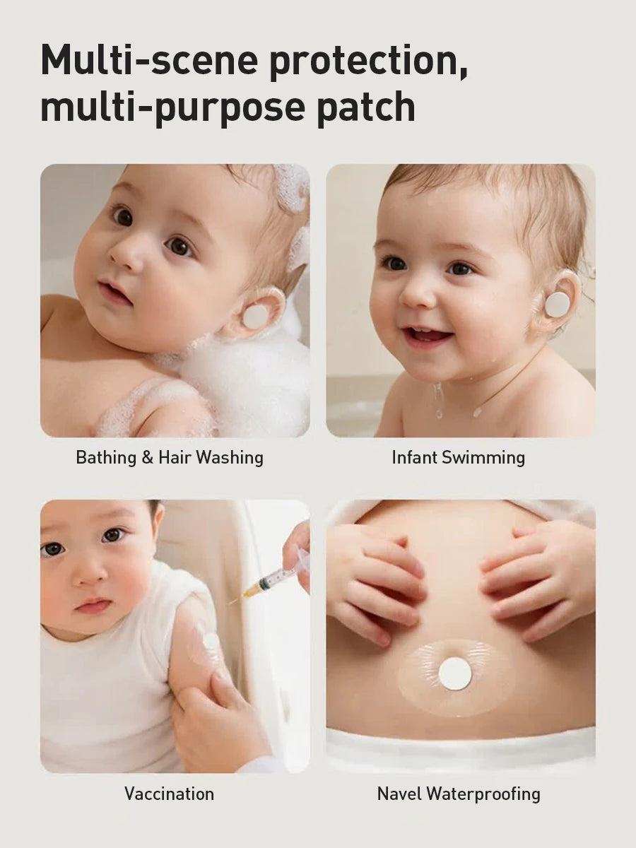 Avent Patch Protettivi in Silicone per Orecchie 30pz, Copri Orecchie Impermeabili Morbidi e Indolore da Rimuovere, per Bagno e Nuoto Bambini 0-12 Anni