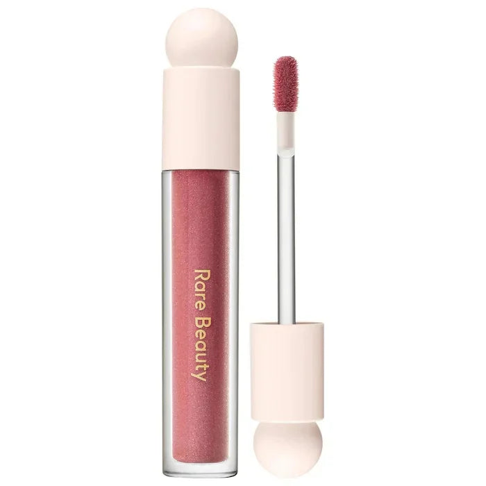 Nuovo Rare Beauty Balsamo Labbra Burroso in 4 Colori, Idratante a Lunga Durata, Lucidalabbra Volumizzante, Cosmetico per il Trucco Facile da Usare e che Rende la Pelle Più Luminosa