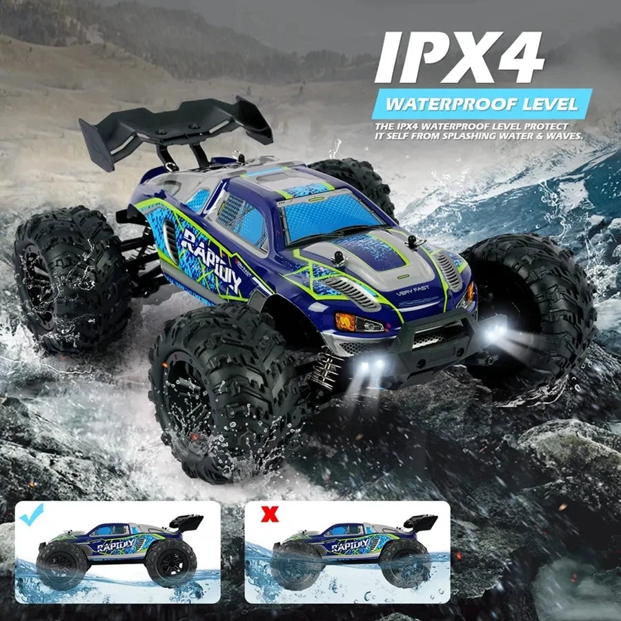 Auto radiocomandata Oike 4WD, fuoristrada 4x4, buggy ad alta velocità, camion super brushless, 50 o 80 km/h, auto da corsa con drift veloce, giocattolo, regalo