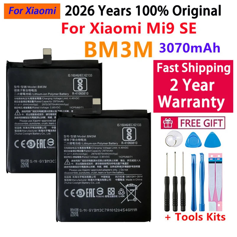 Batteria BM58 originale al 100% per Xiaomi Mi 8 9 10 11 11i 11T Ultra SE Lite Mi A3 CC9 CC9e Poco F3 Redmi K40 Pro Mix 4 batterie 5G