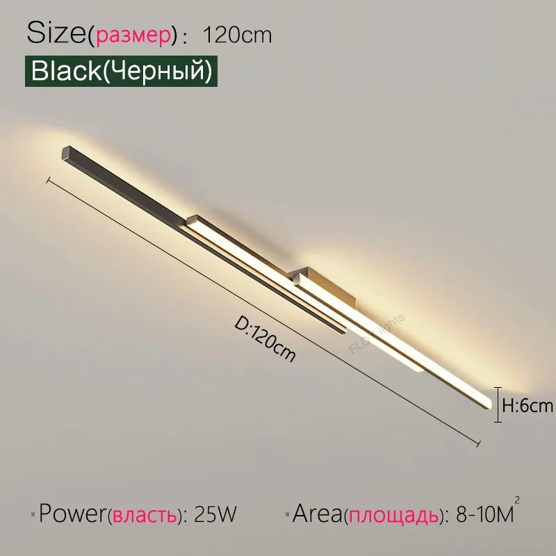 Lampada da soffitto moderna linea Luci a LED Soggiorno Sala da pranzo Camera da letto principale Apparecchio Lampadario a soffitto Sconce da parete Apparecchio di illuminazione