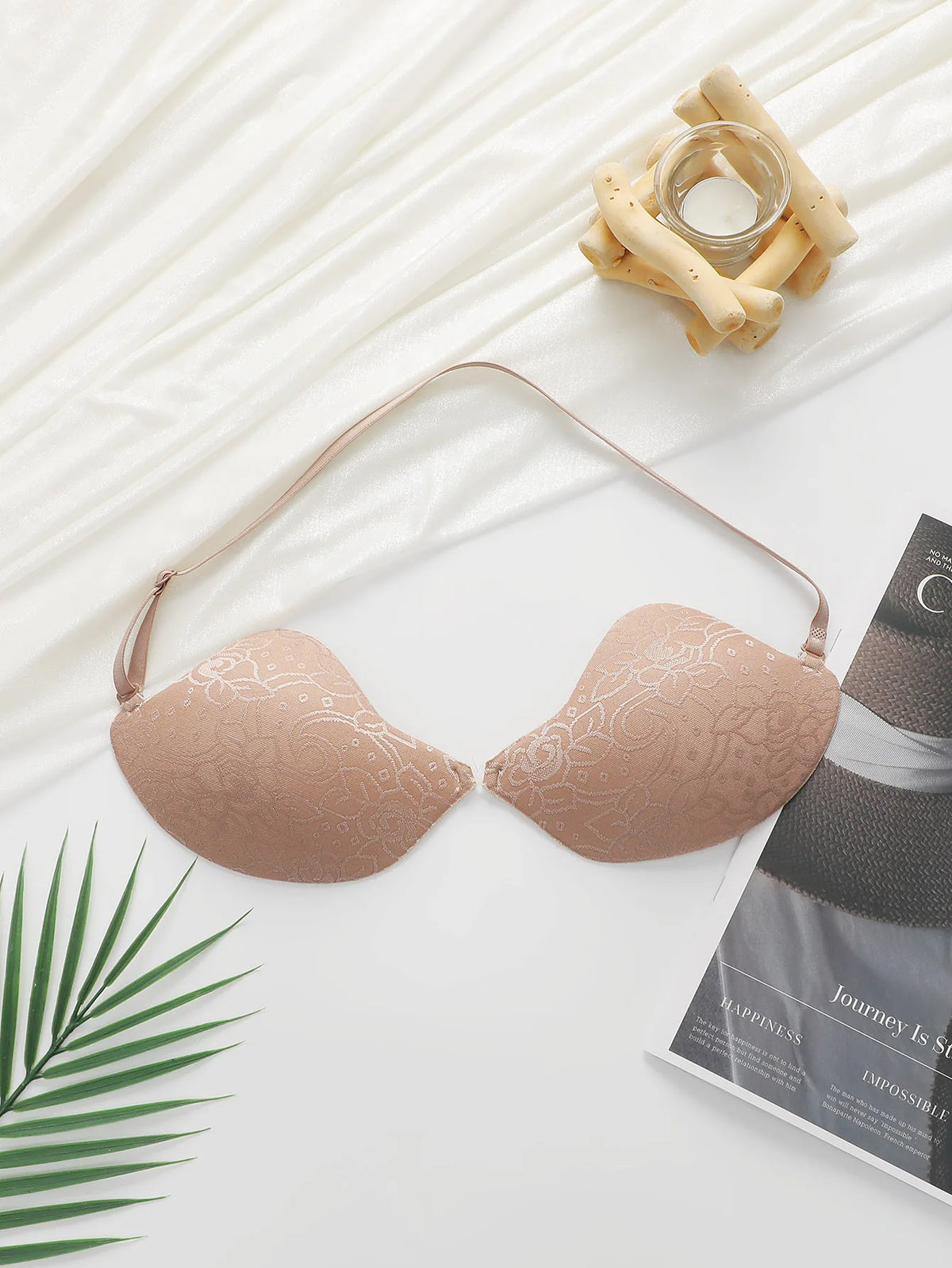 Reggiseno da donna staccabile con cinturino sul petto invisibile raccolto abiti da sera adesivi senza cuciture e braissere per feste JB2511