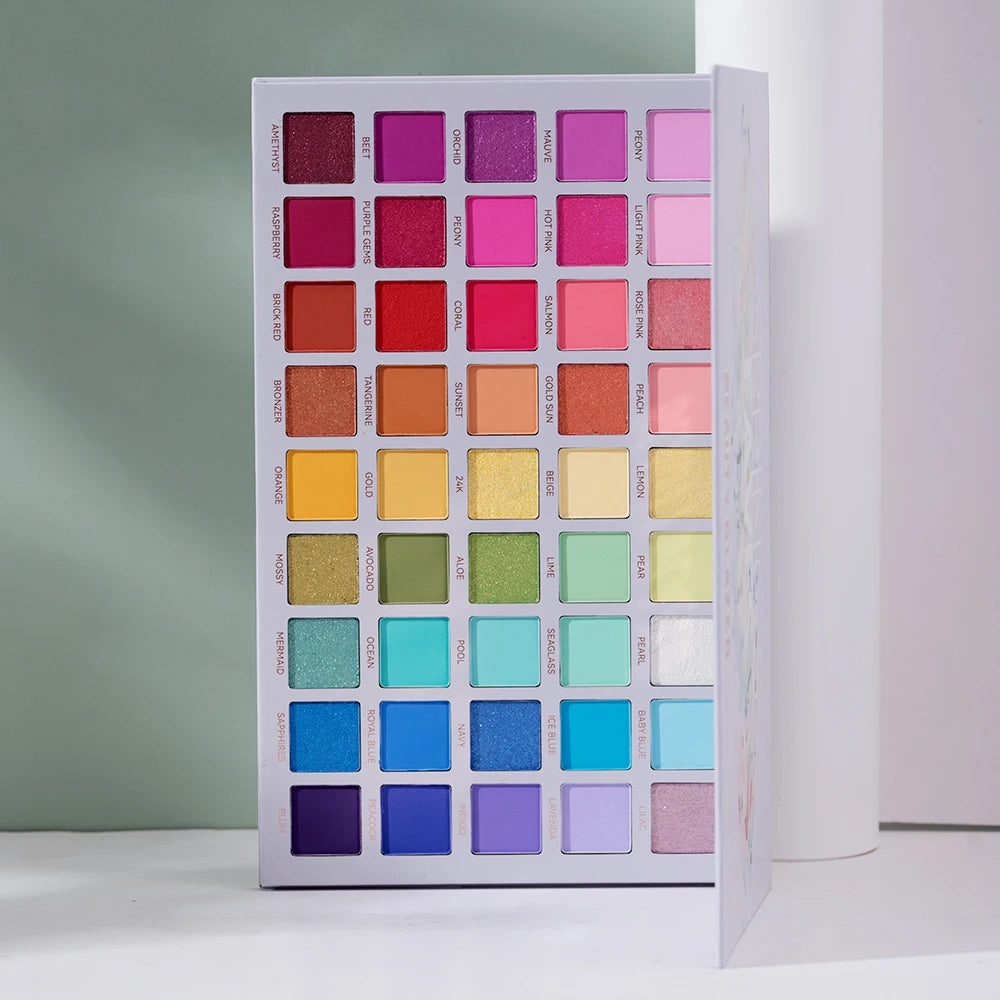Beauty GlazedSpring's Faves BePerfect Beauty Palette di ombretti impermeabili Evidenziatore luccicante e trucco smaltato per contorno occhi