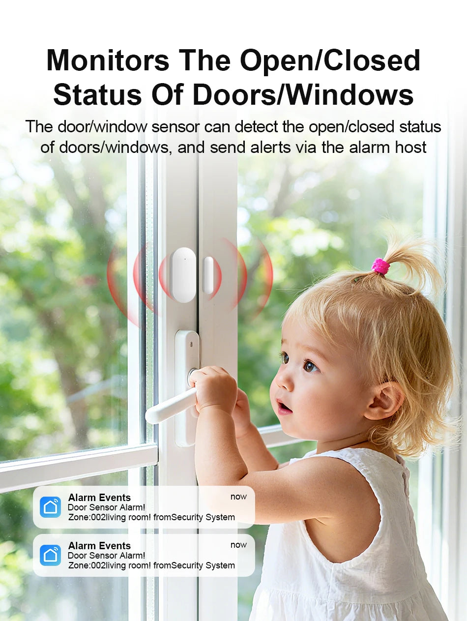 Sistema di allarme domestico wireless PGST, compatibile con Tuya, 4G/2G GSM WiFi, 433MHz, controllo da app, funziona con Alexa