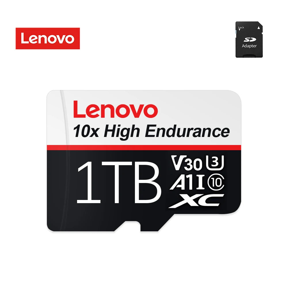 Scheda Micro SD Lenovo ad alta velocità, 512 GB, 1 TB, classe A2, per Nintendo Switch, Steam Deck e smartphone – disponibili anche schede di memoria da 256 GB e 128 GB.
