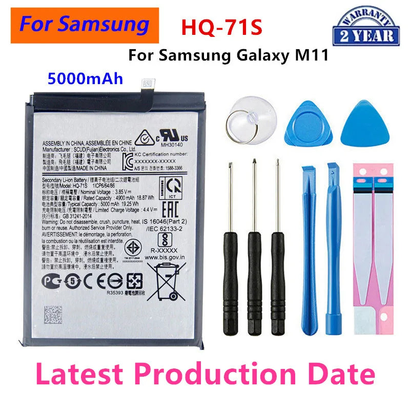 Batteria nuovissima per Samsung Galaxy S21/S21 Ultra/S21Plus/S20 FE/A41/A51 5G/A70/Note 20/ Nota 20 Ultra/A02S