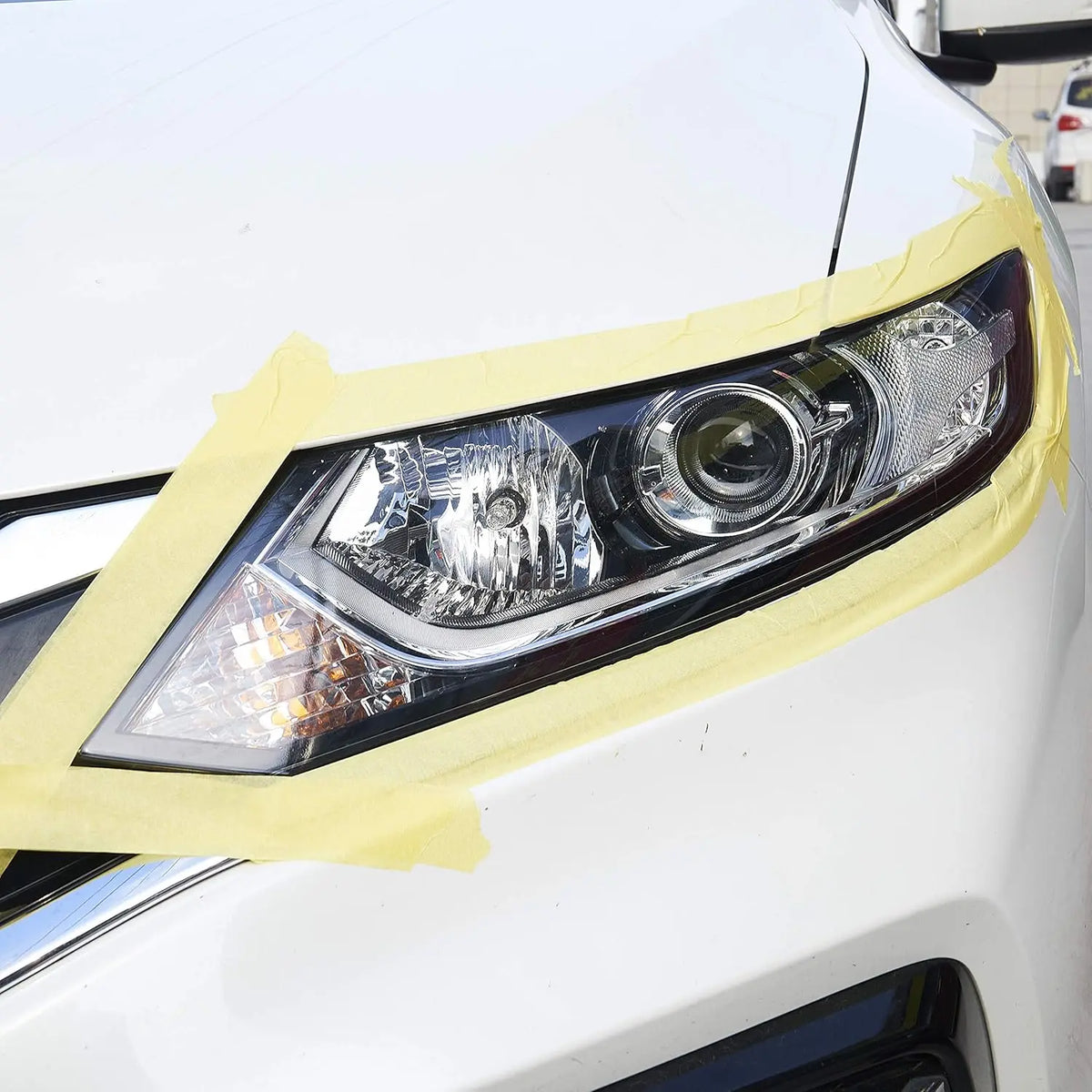 SPTA, nastro adesivo per mascheratura automobilistica, 1 pezzo, 18 mm/36 mm, per verniciatura auto, resistente al calore, ideale per cabine di verniciatura.