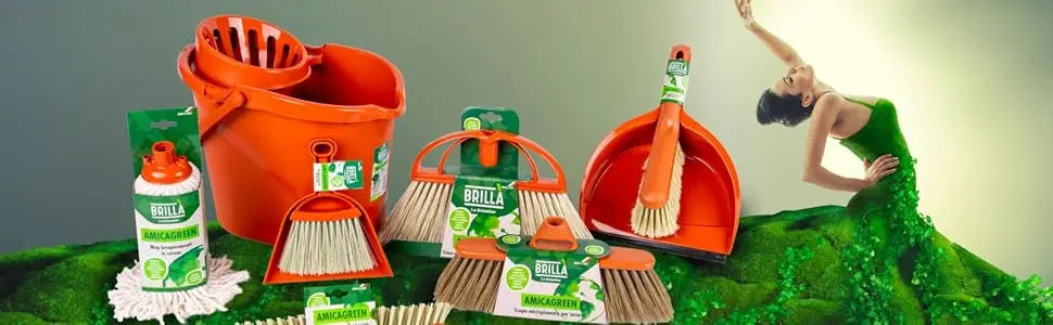 Spazzola per la pulizia della zanzariera La Briantina con spugna, doppio uso per pulire e spolverare, larghezza 16 cm