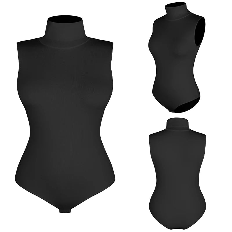 Nuovo Body Modellante a Vita Bassa da Donna in Rete, con Effetto Solleva Glutei, Liscio, Senza Schienale, Modellante Corpo, Contorno Snellente e Corsetto Pancia Piatta