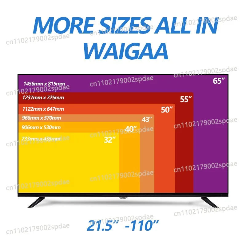 Televisore Smart ad Alta Definizione per Uso Domestico, Display HDR10 da 32 Pollici Stabile con Funzione di Connessione Wireless Multipla