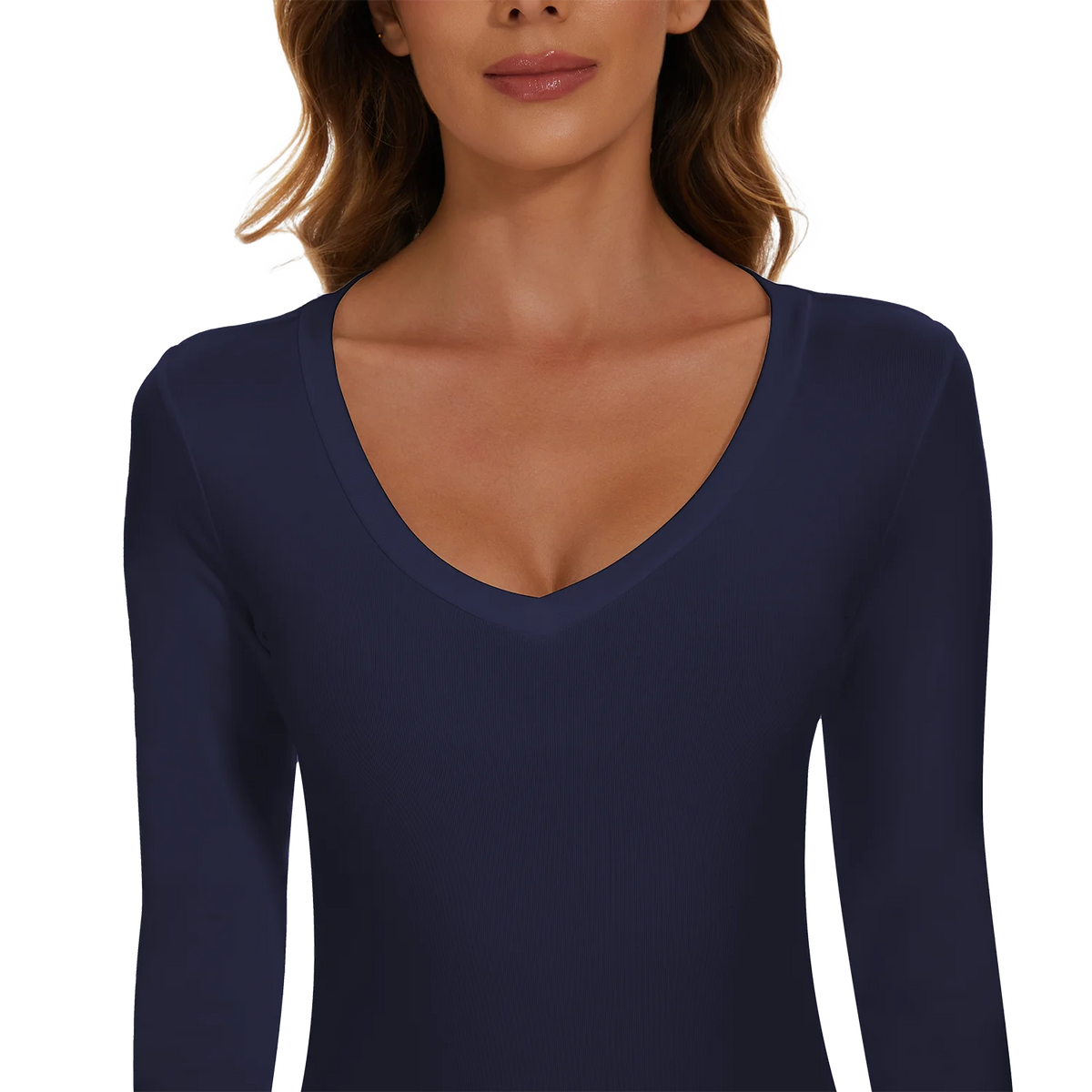 Tuta con scollo a V profondo tuta da donna a maniche lunghe Shapewear Shaper Lady Sexy uscire top abiti per il corpo vestiti caldi femminili autunno inverno